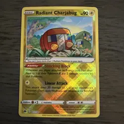 Holo Radiant Charjabug 051/159 Radiant Rare Crown Zenith Pokemon TCG - Image 1