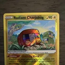 Holo Radiant Charjabug 051/159 Radiant Rare Crown Zenith Pokemon TCG - Image 2