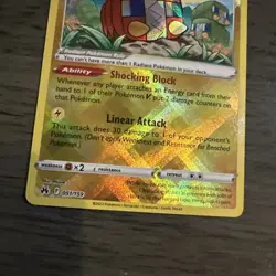 Holo Radiant Charjabug 051/159 Radiant Rare Crown Zenith Pokemon TCG - Image 3