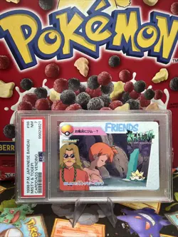 1998 Pokemon Japanese Bandai Carddass Vending - MISTY AND TOGEPI - PSA 7 pikachu - Image 1