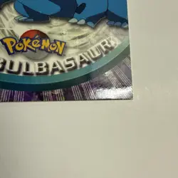 Pokemon Topps Series 1 Blue Logo #01 Bulbasaur - LP/MP - Regular - Image 4