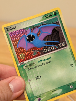 2005 Zubat Stamped Reverse Holo Common EX Deoxys Foil Grass 83/107 MP - Image 2