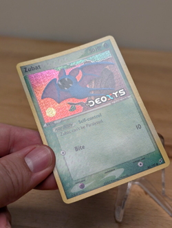 2005 Zubat Stamped Reverse Holo Common EX Deoxys Foil Grass 83/107 MP - Image 3