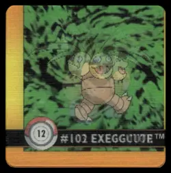 Pokemon Artbox Action Flipz 1999 Nintendo #12 #102 Exeggcute #103 Exeggutor - Image 1