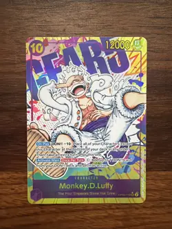 One Piece CCG Monkey.D.Luffy OP05-119 Alternative Art Version 2 - Image 2