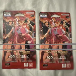 ONE PIECE Heroines EB-03 Sleeved Booster Pack English LOT OF 2 New/Sealed - Image 1