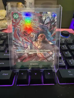 One Piece Shanks (028) (Alternate Art) OP13-028 Carrying On His Will Foil - Image 1