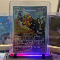 Pokemon Pyroar TCG Holo Card Illustration Rare Card 200/193: Paldea Evolved NM - Image 1