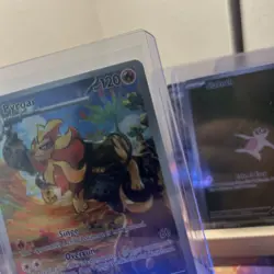 Pokemon Pyroar TCG Holo Card Illustration Rare Card 200/193: Paldea Evolved NM - Image 3