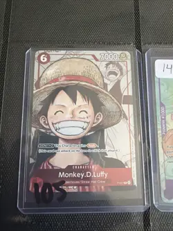 Monkey.D.Luffy (Alternate Art) P-001 One Piece Promotion Cards Foil - Image 1