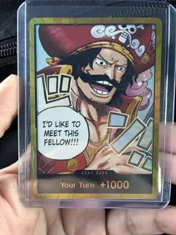 DON!! Card (Gol.D.Roger) (Gold) Carrying On His Will Foil - Image 1