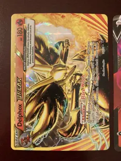Delphox V 027/196 Lost Origin & Break 14/124 Fates Collide Pokemon TCG Card - Image 2