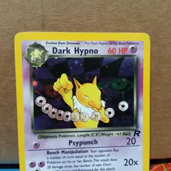 Pokemon Dark Hypno TCG Holo Rare Card 9/82 Unlimited LP Condition - Image 2