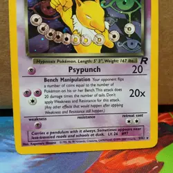 Pokemon Dark Hypno TCG Holo Rare Card 9/82 Unlimited LP Condition - Image 3