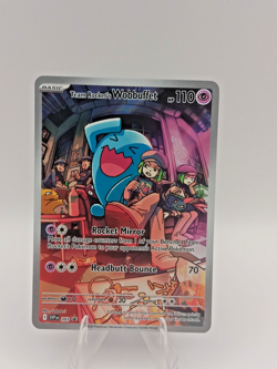 Team Rocket's Wobbuffet 203 Sv: Scarlet & Violet Promo Cards Holo - Image 1