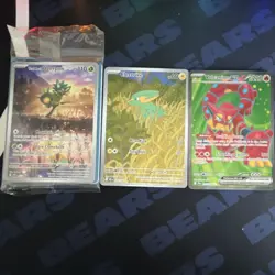 Pokemon Card Lot – Volcanion ex + SEALED Ogerpon promo + Electrike IR – NM - Image 1
