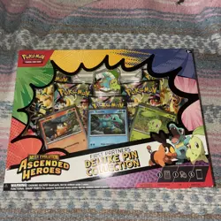 Pokemon TCG Mega Evolution Ascended Heroes First Partners Deluxe Pin Collection - Image 1