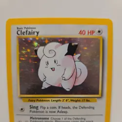 Clefairy 005/102 Pokemon 1999 Base Set Unlimited Holo Nm/m - Image 2