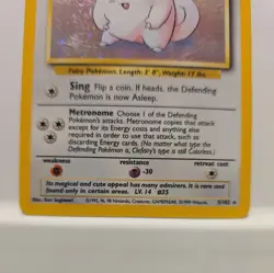 Clefairy 005/102 Pokemon 1999 Base Set Unlimited Holo Nm/m - Image 3