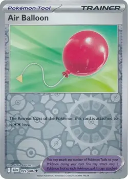 Air Balloon 079/086 Reverse Holo Black Bolt BLK English Pokemon Card Near Mint - Image 1