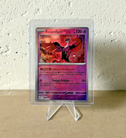 Fezandipiti Poke Ball Pattern Holo Prismatic Evolutions Rare 045/131 Pokemon TCG - Image 1