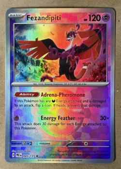 Fezandipiti Poke Ball Pattern Holo Prismatic Evolutions Rare 045/131 Pokemon TCG - Image 2
