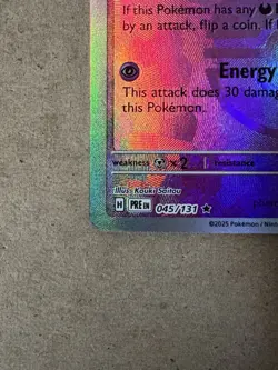 Fezandipiti Poke Ball Pattern Holo Prismatic Evolutions Rare 045/131 Pokemon TCG - Image 5