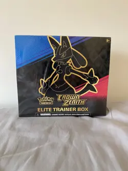 Pokemon TCG: Crown Zenith Elite Trainer Box - 10 Packs SMALL HOLE IN SEAL 820650851476 - Image 1