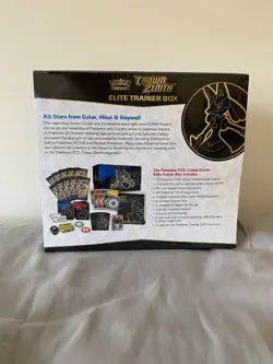 Pokemon TCG: Crown Zenith Elite Trainer Box - 10 Packs SMALL HOLE IN SEAL 820650851476 - Image 2