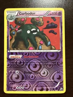 Garbodor 68/113 Reverse Holo Rare MP Pokemon TCG Legendary Treasures - Image 1