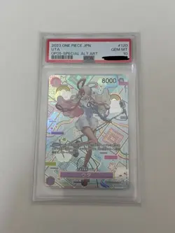 PSA10 Uta OP02-120 SEC-SPC One Piece Card Japanese - Image 1
