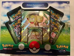 Pokemon TCG Pokemon Go Alolan Exeggutor V Box Booster Factory Sealed 820650870545 - Image 3