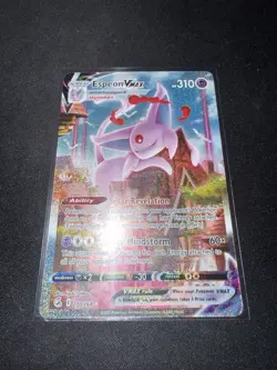Espeon VMAX Alternate Alt Art 270/264 Fusion Strike Secret Rare Pokemon TCG MINT - Image 3