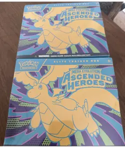 2 ETB Pokemon TCG Ascended Heroes Elite Trainer Box Mega Evolution Sealed New - Image 1