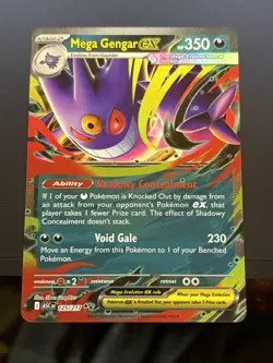 Mega Gengar EX 125/217 Ascended Heroes Pokemon TCG Near Mint - Image 1