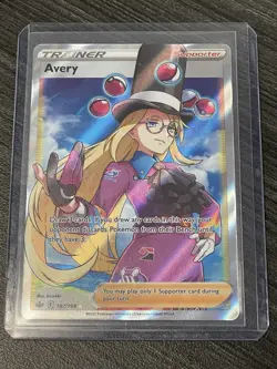 Avery Full Art Trainer 187/198 Chilling Reign Ultra Rare NM-MT Pokemon Card TCG - Image 1