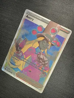 Avery Full Art Trainer 187/198 Chilling Reign Ultra Rare NM-MT Pokemon Card TCG - Image 3
