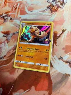 Lycanroc - SM118 - (Staff) Prerelease Promo NM Promo Pokemon Sun & Moon NM - Image 2