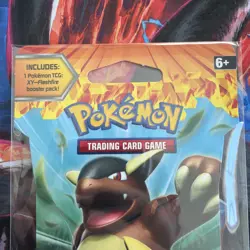 XY FLASHFIRE -Sleeved Booster Pack-Sealed- Pokemon TCG-Kangaskhan Art! - Image 3