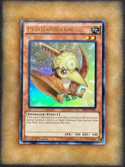 Yugioh Petiteranodon SR04-EN000 Ultra Rare 1st Ed NM - Image 1