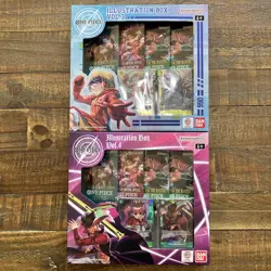One Piece TCG Illustration Box Volume 3 and Volume 4 Bundle Factory Sealed - Image 1