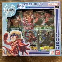 One Piece TCG Illustration Box Volume 3 and Volume 4 Bundle Factory Sealed - Image 2