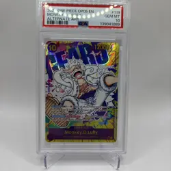 Monkey D. Luffy 2023 One Piece Awakening New Era OP05-119 Alternative Art PSA 10 - Image 1