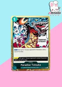 One Piece Card Game - Kaido Drache OP02-047 R Englisch Foil Karte TCG Anime - Image 1