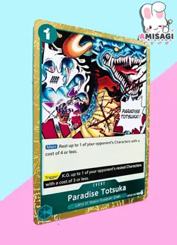One Piece Card Game - Kaido Drache OP02-047 R Englisch Foil Karte TCG Anime - Image 2