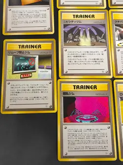 LP 11 Gym lot Cerulean City Gym Hanada Old Back 1998 Pokemon Card Japanese eb114 - Image 5