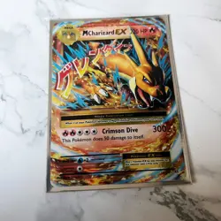 Pokemon M Charizard EX Mega Evolution Holo Card 13/108 300 2016 - Image 2