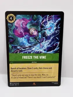 Disney Lorcana Winterspell 96/204 Freeze The Vine Rare Mint - Image 1