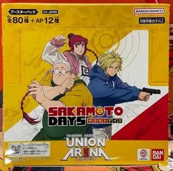 BANDAI Union Arena Sakamoto Days UA43BT Booster Pack Box TCG Japan - Image 1