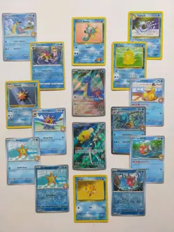 Misty's Pokemon Cards Bundle WOTC Vintage Holos AR Psyduck Lapras TCG Job Lot - Image 1